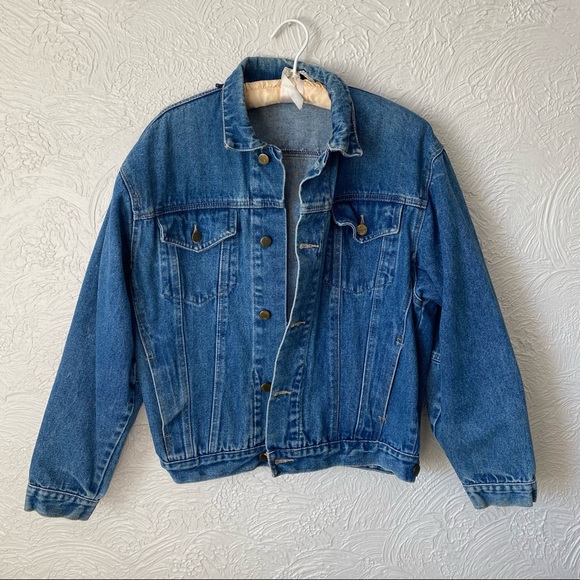 Vintage Denim Button Down Jean Jacket - Picture 4 of 9